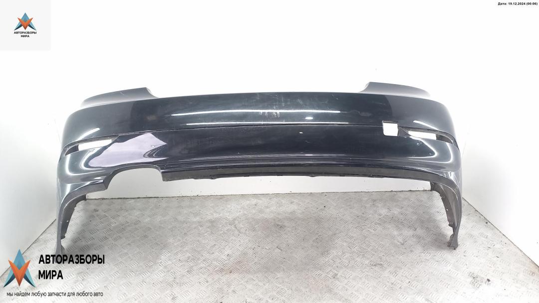 бампер задний BMW 5 серия E60/E61 2006, чёрный, седан, 7111964 - фото №1