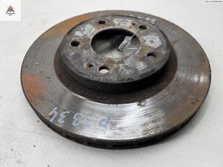 диск тормозной передний Mitsubishi Space Wagon 3 поколение (Typ N50) 1999, 2.4 л., бензин, МКПП, серый, минивэн