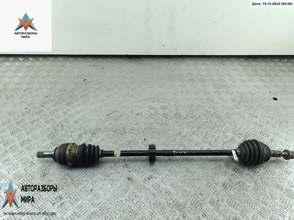 полуось передняя правая (приводной вал, ШРУС) Opel Astra G 2001, 1.6 л., бензин, МКПП, синий, универсал - фото №1