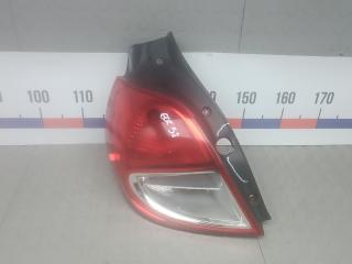 фонарь задний левый Renault Clio 3 поколение [рестайлинг] 2010, 1.2 л., бензин, МКПП, хетчбэк 5 дв.