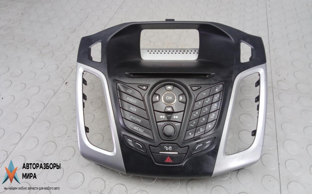 магнитола Ford Focus 3 поколение 2012, 1.6 л., TDCi, дизель, МКПП, универсал, BM5T18C815HF - фото №1