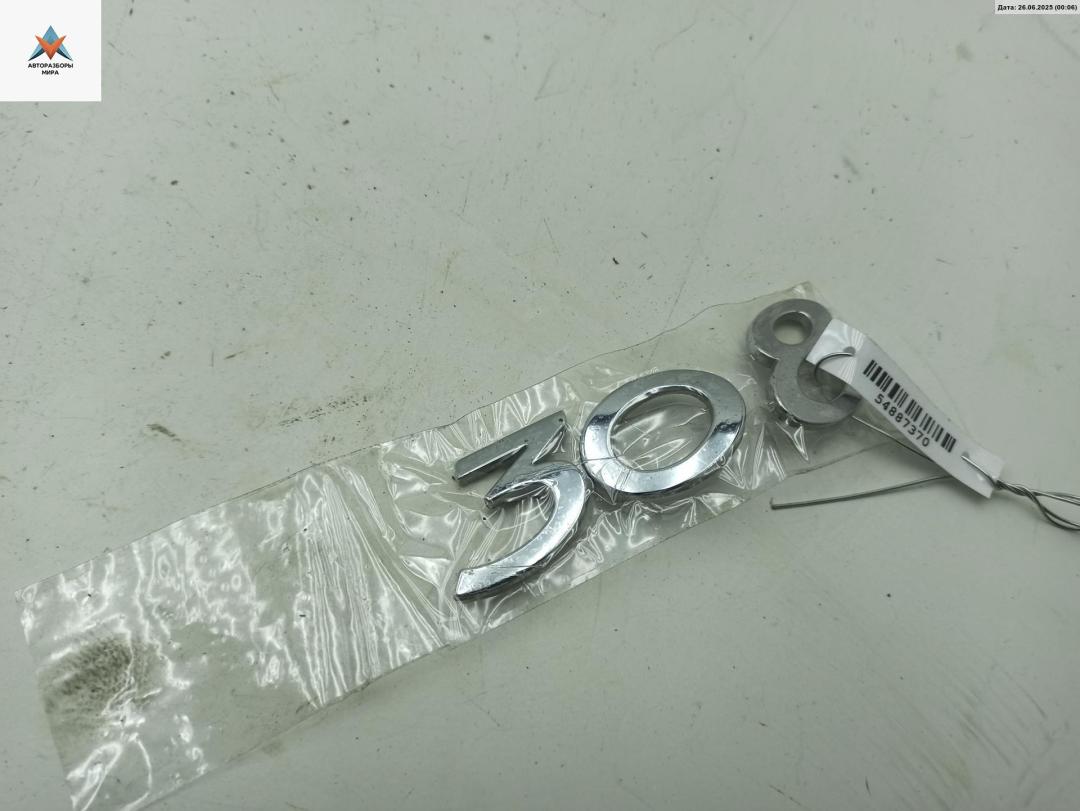 эмблема Peugeot 308 T7 2009, 1.6 л., бензин, МКПП, белый, хетчбэк 5 дв. - фото №1