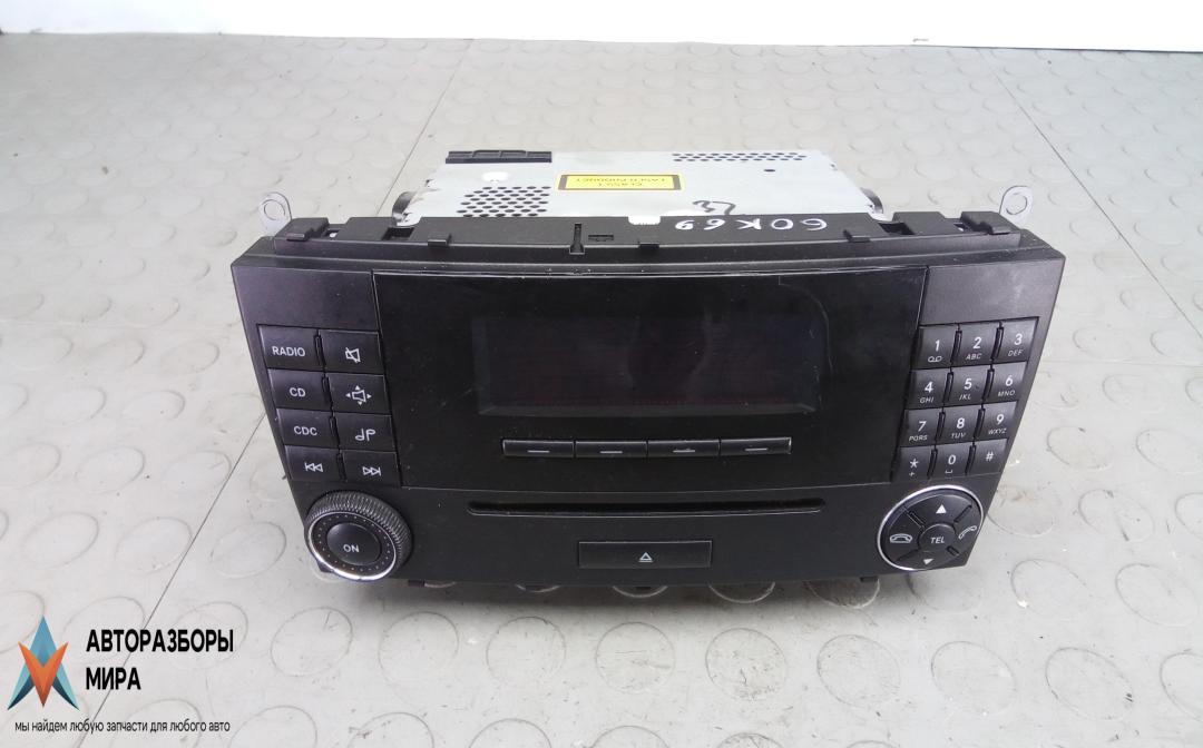 магнитола Mercedes-Benz CLK-Класс C209/A209 2004, 2.7 л., D 270 CDI, дизель, АКПП, купе, A2098700489 - фото №1