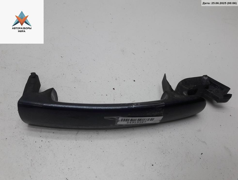 ручка наружная передняя левая Volkswagen Golf 5 поколение 2005, 1.6 л., бензин, МКПП, синий, хетчбэк 5 дв., 3B0837207 - фото №1