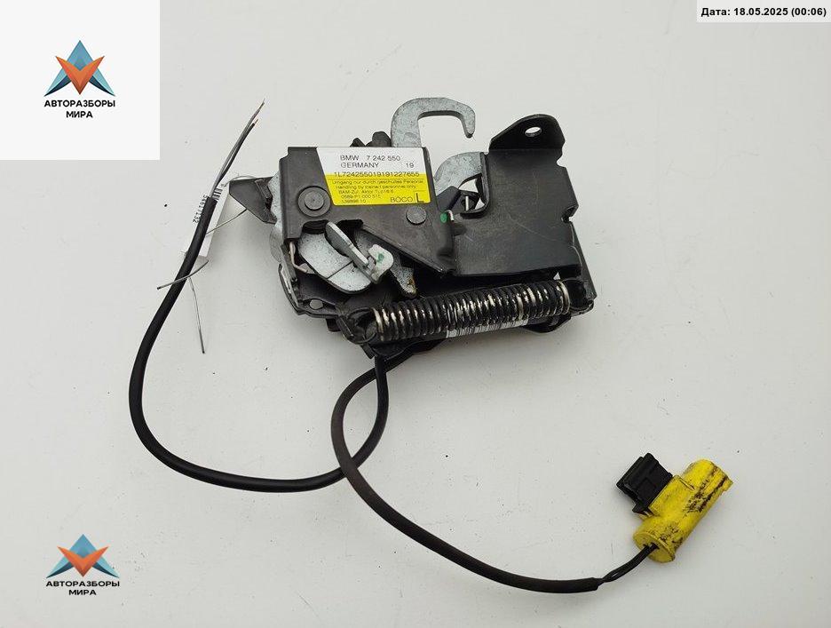 замок капота BMW 2 Tourer F45/F46 2019, 1.5 л., гибрид, АКПП, чёрный, минивэн, 7242550 - фото №1