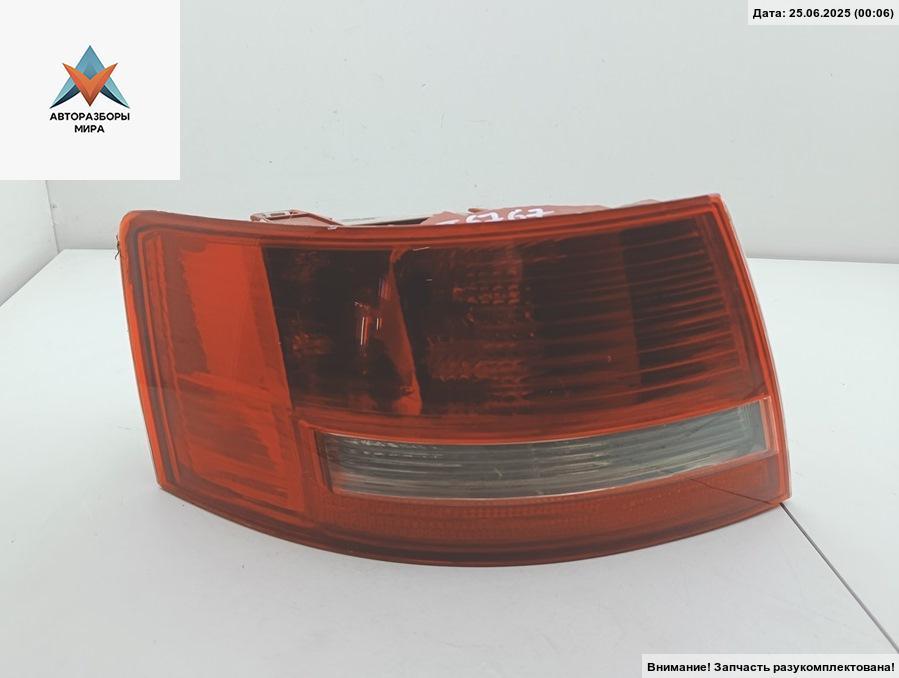 фонарь задний левый Audi A6 4F/C6 2004, 3.2 л., бензин, АКПП, чёрный, седан - фото №1