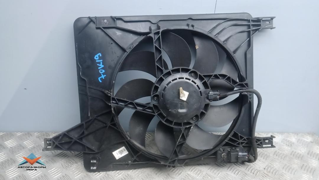 вентилятор радиатора Nissan Qashqai 1 поколение 2009, 1.6 л., бензин, МКПП, внедорожник 5 дв., 21481JD00B - фото №1