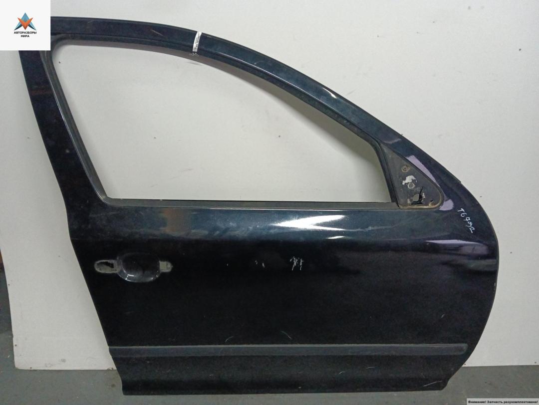 дверь сдвижная Skoda Octavia mk2 (A5 1Z) 2008, чёрный, хетчбэк 5 дв. - фото №1