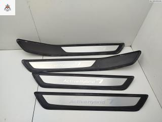Накладка на порог внутренняя (салона) BMW 7 серия F01/F02 [рестайлинг] 2012, 3.0 л., гибрид, АКПП, серый, седан, 51477260551, 51477263607, 51477263608