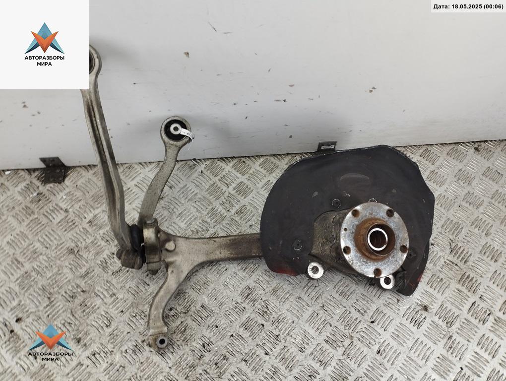 ступица передняя правая Audi A6 4F/C6 2004, 3.2 л., бензин, АКПП, чёрный, седан - фото №1