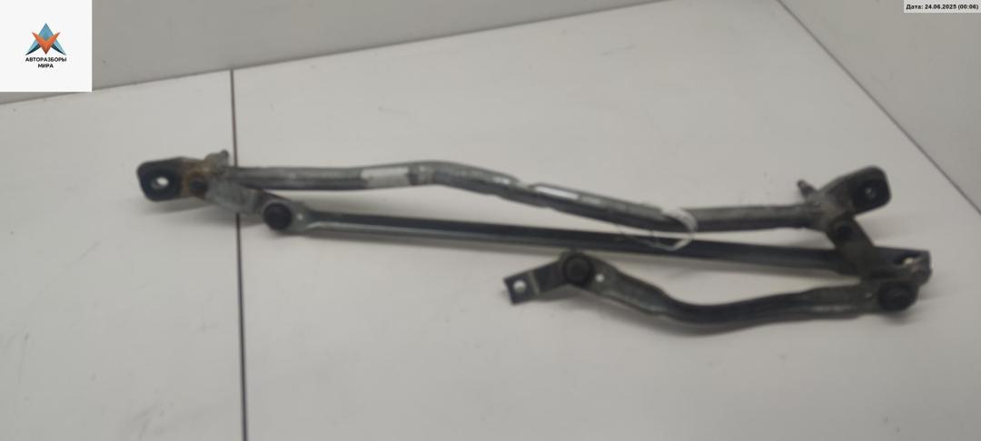 Механизм стеклоочистителя переднего (трапеция дворников) Audi A6 4F/C6 2004, 3.2 л., бензин, АКПП, чёрный, седан - фото №1