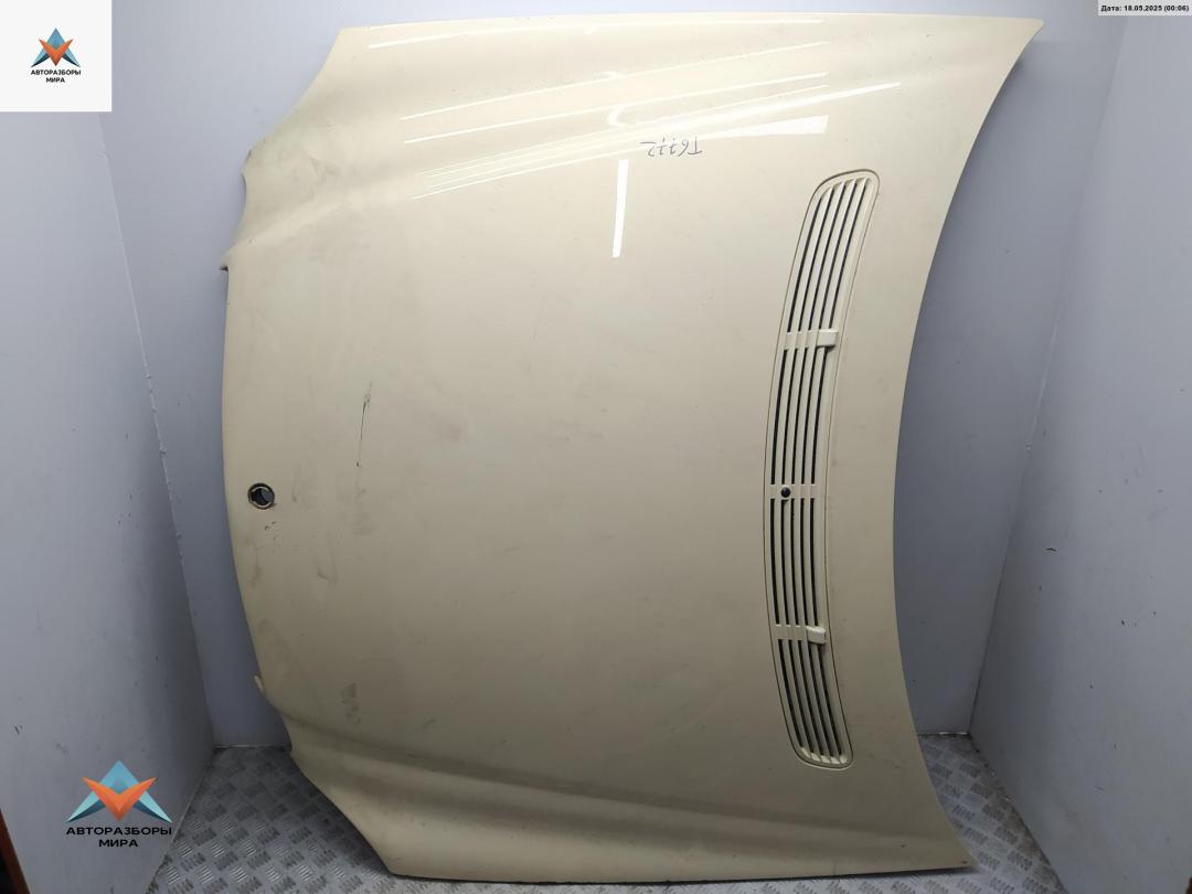 капот Mercedes-Benz E-Класс W211/S211 2002, 2.2 л., дизель, АКПП, жёлтый, седан - фото №1