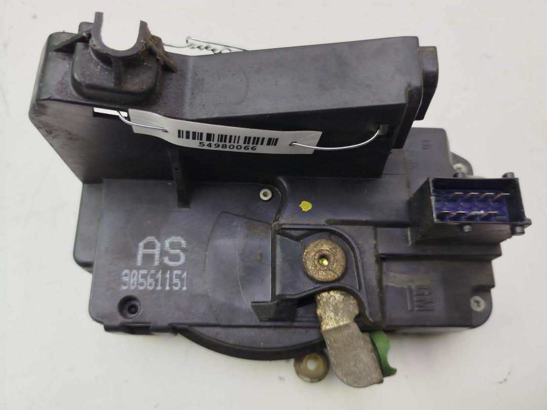 замок двери передней левой Opel Astra G 1999, 1.8 л., бензин, МКПП, синий, универсал, 90561151