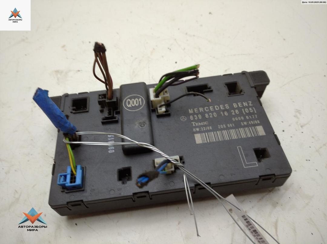 модуль управления двери Mercedes-Benz Vito-2 / Viano W639 2009, 2.2 л., дизель, МКПП, белый, микроавтобус, 639820162605 - фото №1