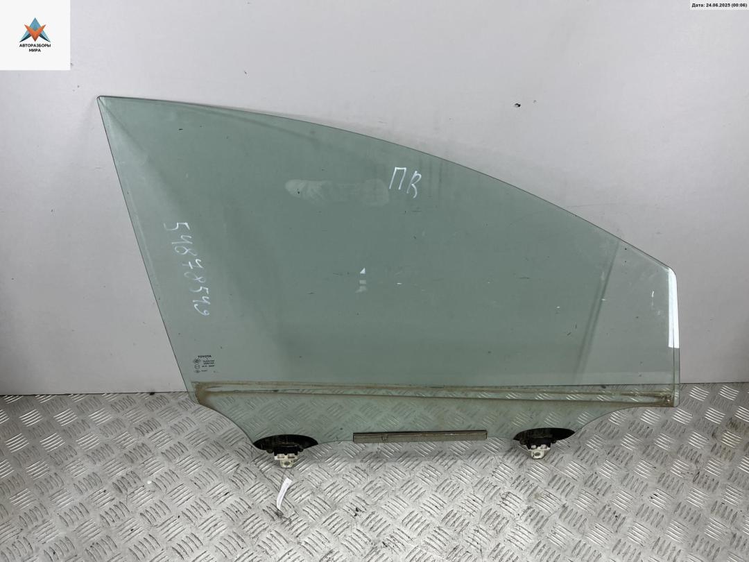 стекло двери передней правой Toyota COROLLA VERSO 2005, 2.2 л., дизель, МКПП, серый, минивэн - фото №1