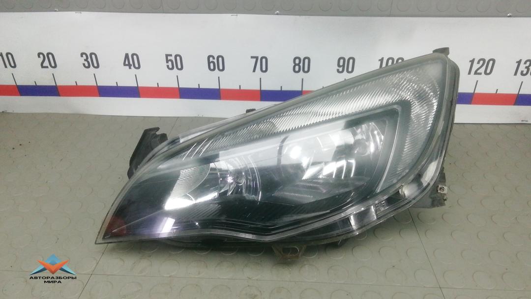 фара левая Opel Astra J 2010, 1.7 л., дизель, МКПП, хетчбэк 5 дв., 01001109 - фото №1
