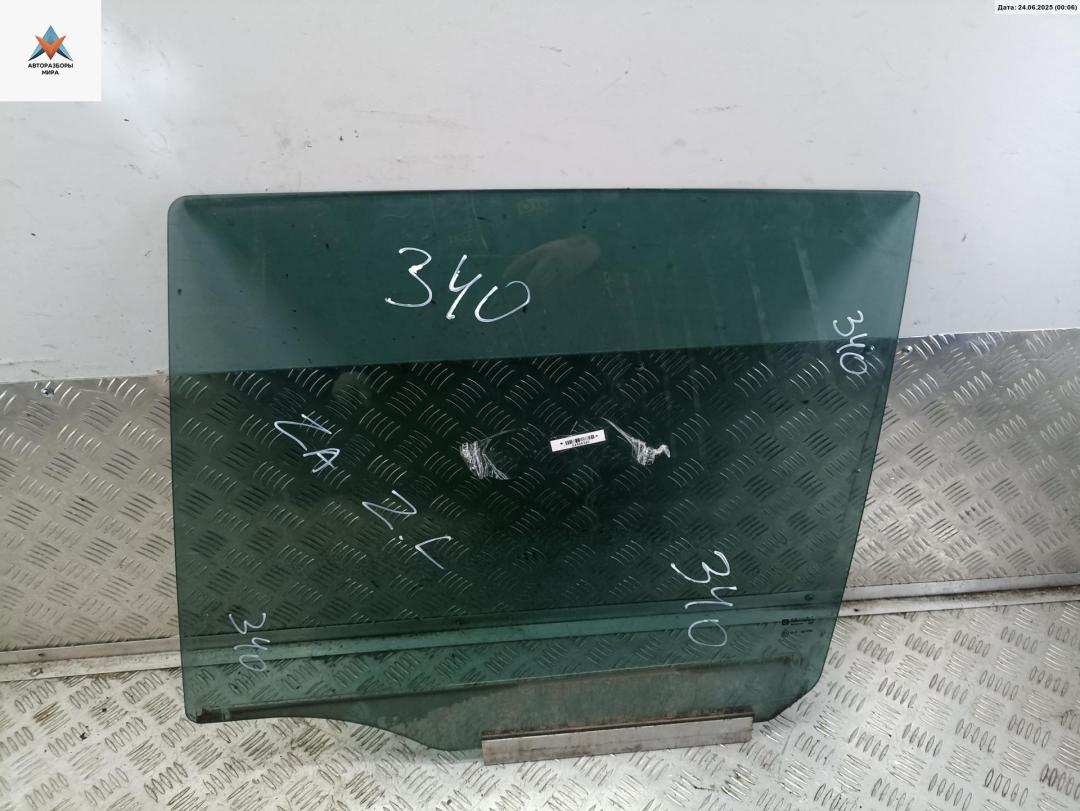 стекло двери задней левой Opel Zafira 1 поколение (A) 2001, 1.8 л., бензин, МКПП, серый, минивэн - фото №1