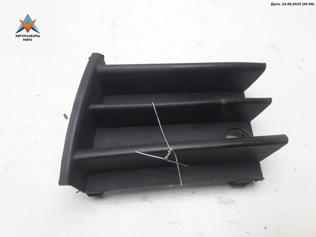 заглушка (решетка) в бампер Skoda Octavia mk2 (A5 1Z) 2008, 1.9 л., дизель, МКПП, чёрный, хетчбэк 5 дв., 1Z0853665 - фото №1