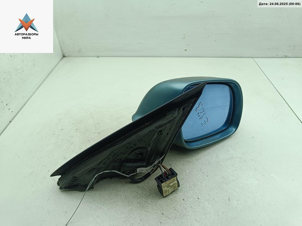 зеркало правое Audi A6 4B/C5 1998, 2.4 л., бензин, МКПП, синий, универсал, 4B1858532 - фото №1