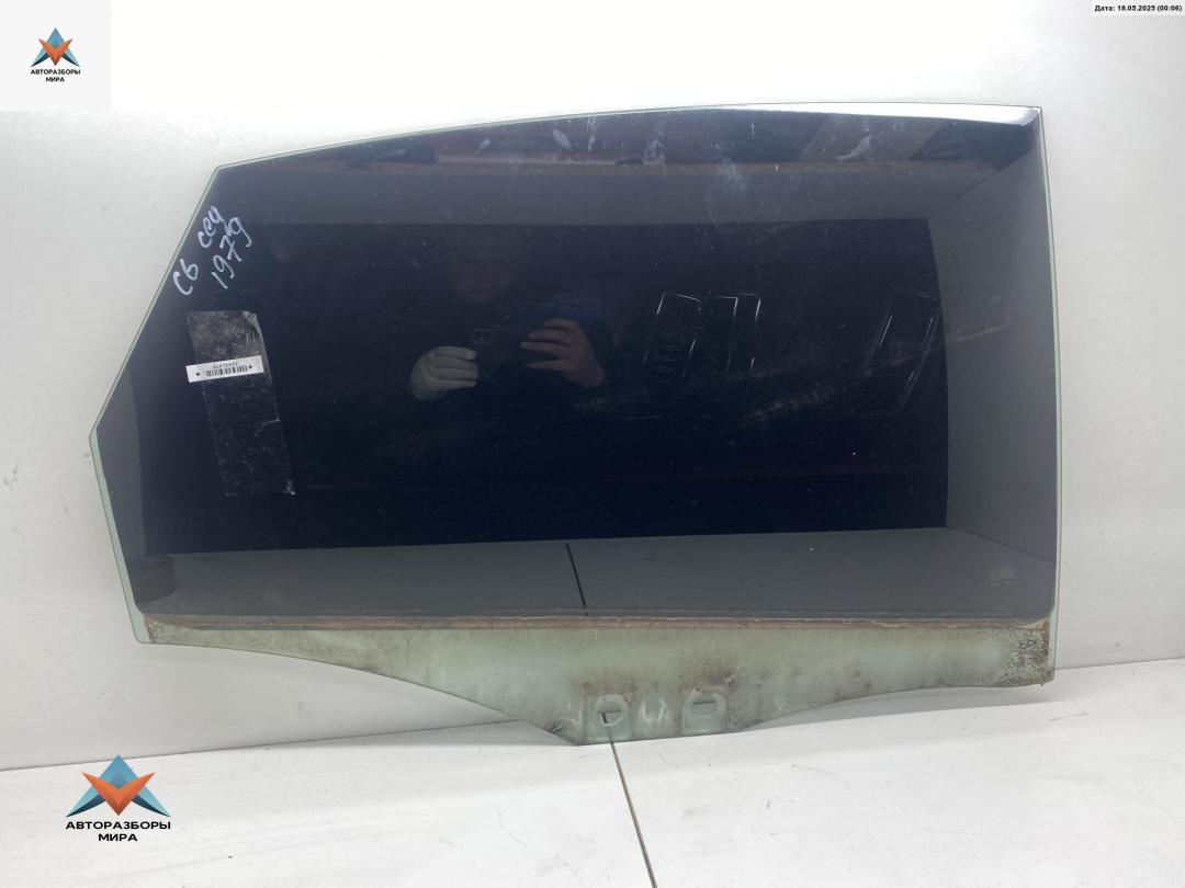 стекло двери задней правой Audi A6 4F/C6 2004, 3.2 л., бензин, АКПП, чёрный, седан, 43R00081 - фото №1