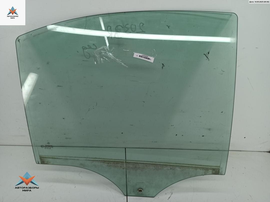 стекло двери задней правой Mercedes-Benz C-Класс W203/S203/CL203 2001, 2.0 л., бензин, МКПП, зелёный, седан, 001193 - фото №1