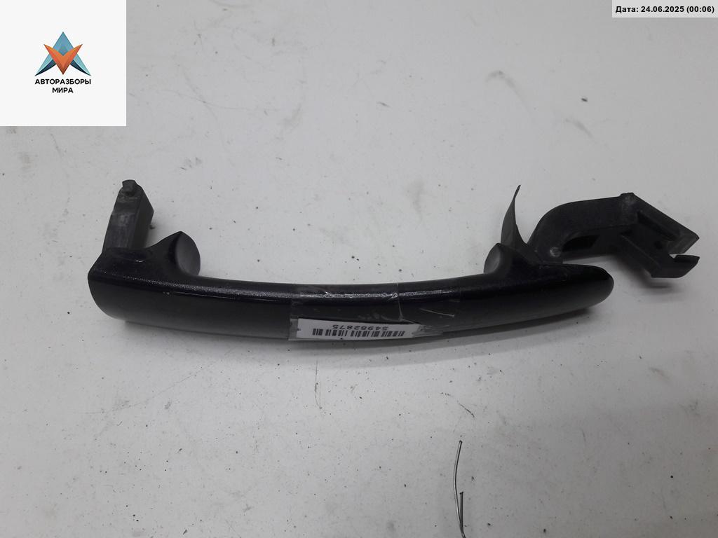 ручка наружная задняя левая Skoda Octavia mk2 (A5 1Z) 2008, 1.9 л., дизель, МКПП, чёрный, хетчбэк 5 дв. - фото №1