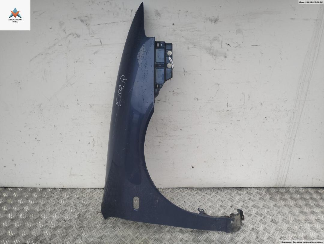 крыло переднее правое SEAT Leon 1 поколение 2000, 1.6 л., бензин, МКПП, синий, хетчбэк 5 дв. - фото №1