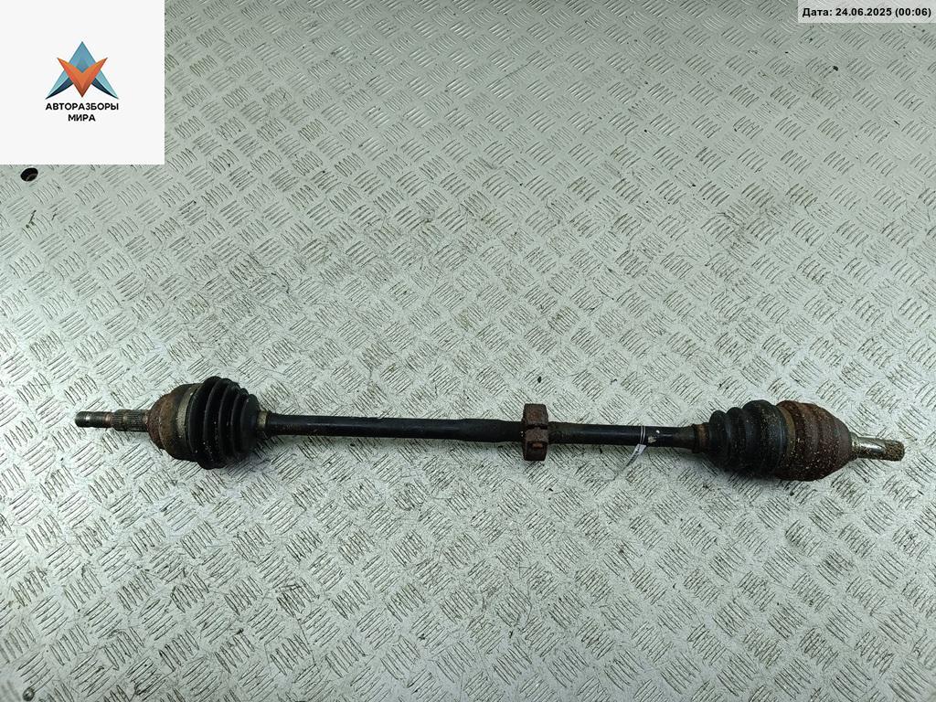 полуось передняя правая (приводной вал, ШРУС) Opel Zafira 1 поколение (A) 2001, 1.8 л., бензин, МКПП, серый, минивэн - фото №1