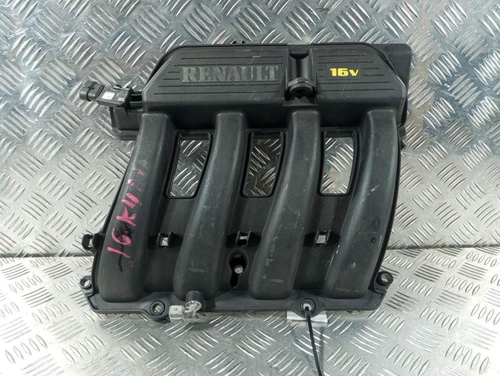 коллектор впускной Renault Megane 2 поколение 2002, цвет, 7700105829 - фото №1