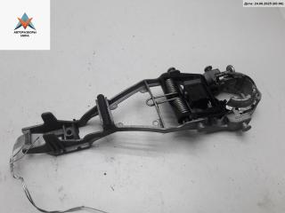 Корпус (держатель) ручки двери задней левой Skoda Fabia 2 поколение (5J) 2007, 1.2 л., бензин, МКПП, красный, хетчбэк 5 дв.