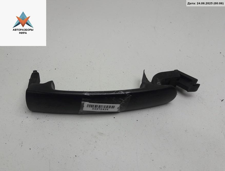 ручка наружная задняя левая Skoda Fabia 2 поколение (5J) 2007, 1.2 л., бензин, МКПП, красный, хетчбэк 5 дв. - фото №1