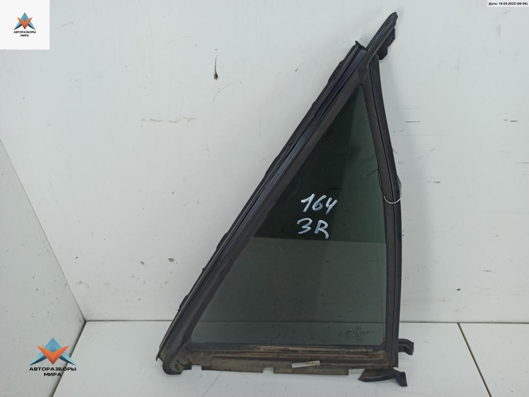 форточка задняя правая Mercedes-Benz M-Class ML W164 2006, 4.0 л., дизель, АКПП, чёрный, внедорожник 5 дв., 000091 - фото №1