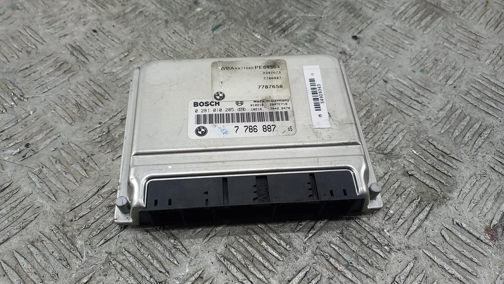 ЭБУ BMW 3 E46 2001, 2.0 л., дизель, МКПП, чёрный, универсал, 7786887, 0281010205 - фото №1