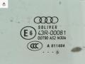 стекло двери задней правой Audi A4 B7 2005, 2.0 л., TFSI, бензин, АКПП, серый, универсал, AS2 - фото №2