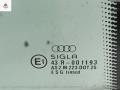 стекло двери задней правой Audi 100 4A/C4 1993, 2.0 л., бензин, МКПП, серый, седан, AS2 - фото №3