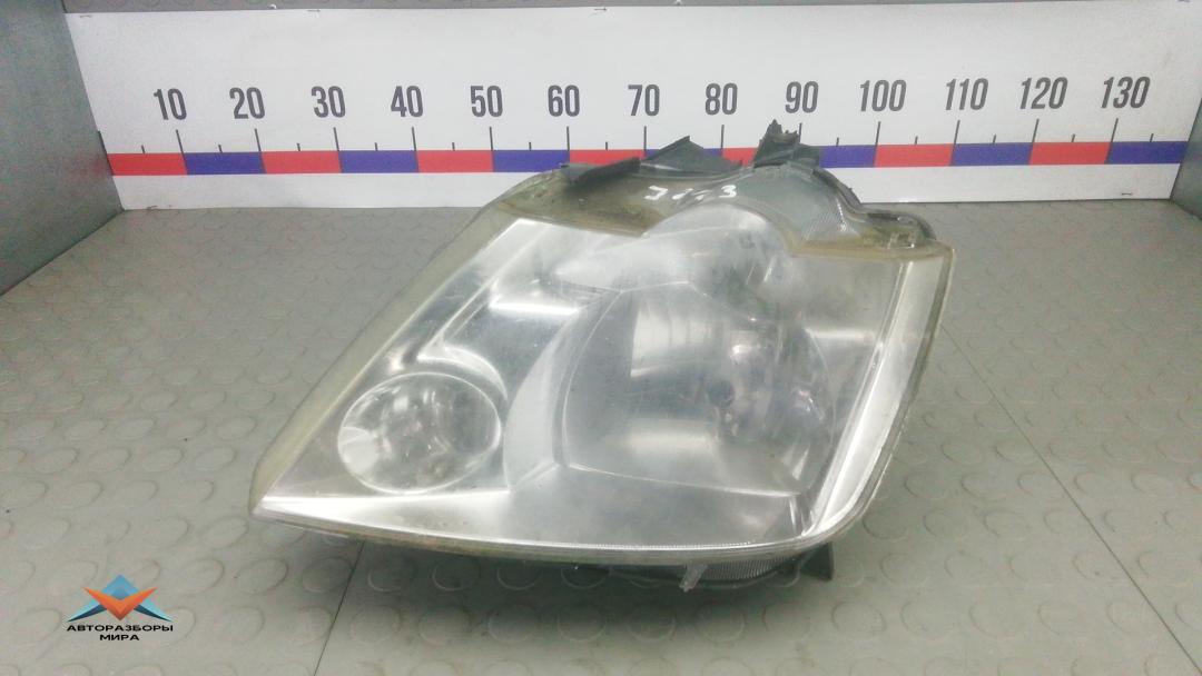 фара левая Renault Modus 1 поколение 2005, 1.4 л., бензин, МКПП, хетчбэк 5 дв. - фото №1