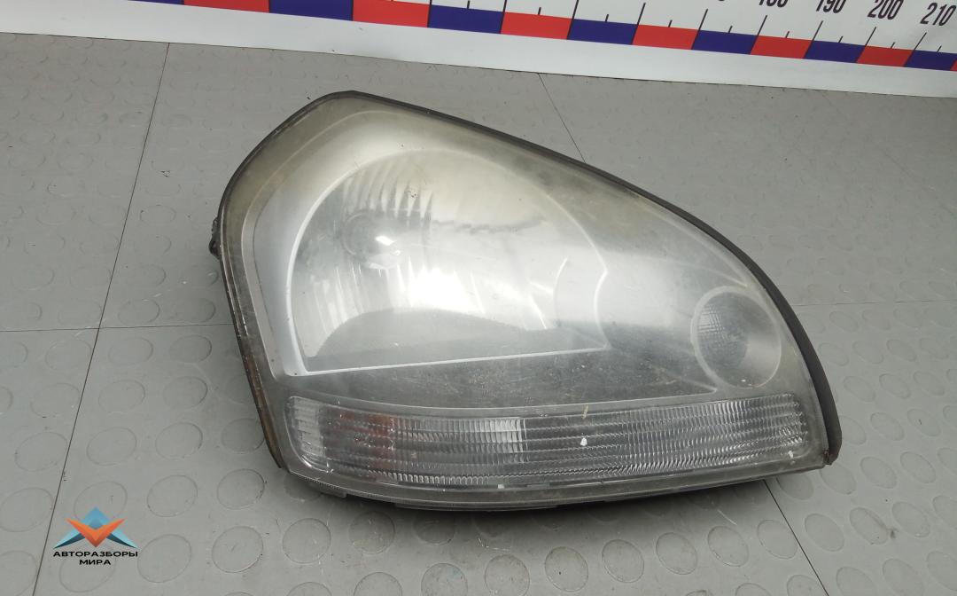 фара правая Hyundai Tucson 1 поколение 2006, 2.0 л., дизель, МКПП, внедорожник 5 дв., 921042E040 - фото №1