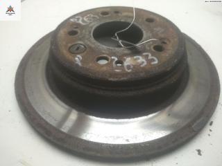 диск тормозной задний Honda Stream 1 поколение 2001, 2.0 л., бензин, МКПП, чёрный, минивэн