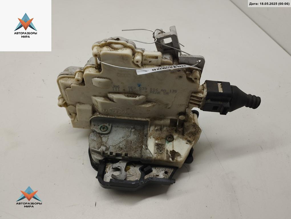 замок двери задней правой Audi A4 B7 2005, 2.0 л., бензин, МКПП, серый, универсал, 8E0839016AA - фото №1