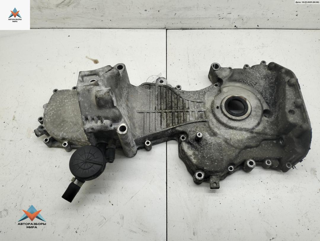 крышка двигателя передняя Skoda Fabia 2 поколение (5J) 2009, 1.2 л., бензин, МКПП, серый, универсал, 03D109211P - фото №1