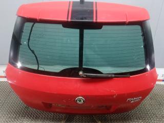 крышка багажника Skoda Fabia 2 поколение (5J) 2008, 1.6 л., бензин, МКПП, хетчбэк 5 дв., 5J6827025C