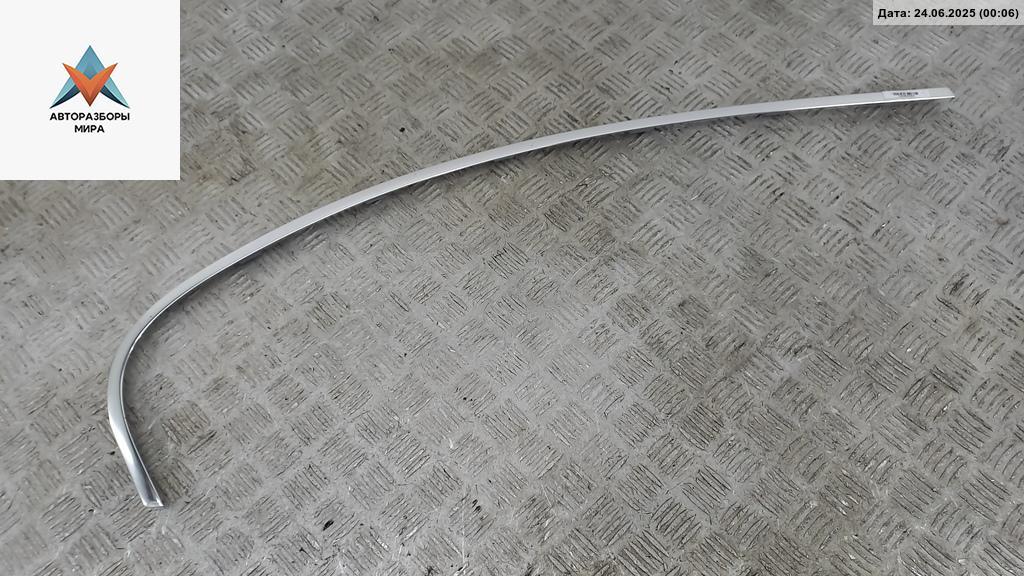 Молдинг стекла двери задней правой наружный BMW 5 серия E60/E61 2003, 2.2 л., бензин, МКПП, серый, седан - фото №1