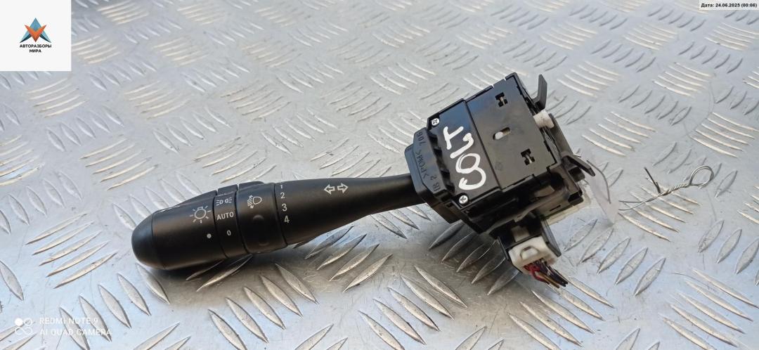 переключатель поворотов Mitsubishi Colt 6 поколение (Z20/Z30) 2006, 1.3 л., бензин, МКПП, чёрный, хетчбэк 5 дв., 8614A074XA - фото №1