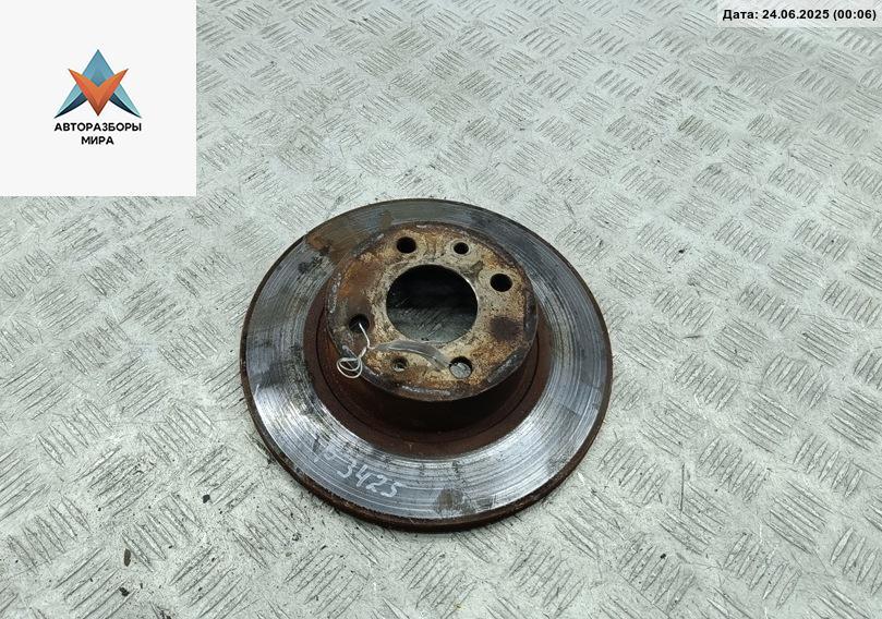 диск тормозной задний Fiat Stilo 1 поколение 2003, 1.6 л., бензин, МКПП, синий, универсал - фото №1