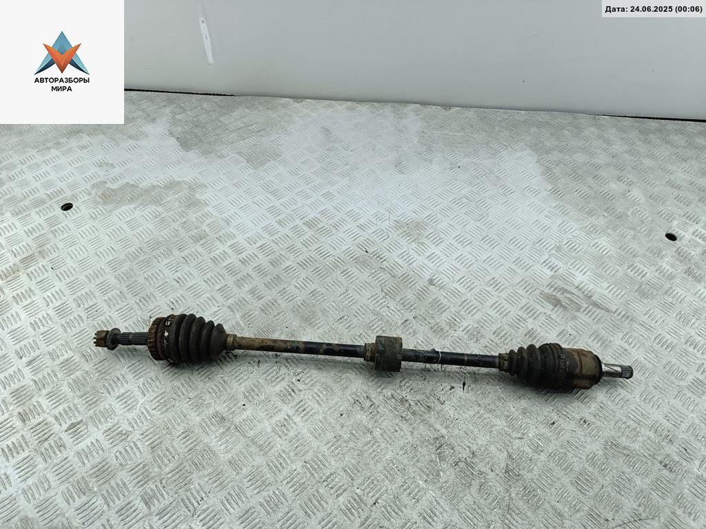 полуось передняя правая (приводной вал, ШРУС) Opel Meriva 1 поколение (A) 2005, 1.6 л., бензин, МКПП, серый, минивэн - фото №1