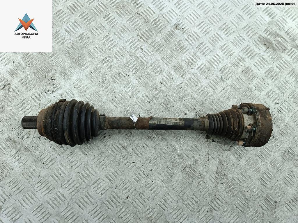 полуось передняя левая (приводной вал, ШРУС) Volkswagen Passat B6 2005, 2.0 л., бензин, МКПП, серый, седан - фото №1