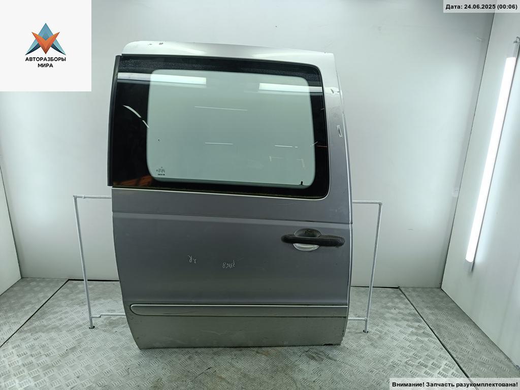 дверь сдвижная Mercedes-Benz Vaneo W414 2001, 1.9 л., бензин, АКПП, серый, минивэн - фото №1