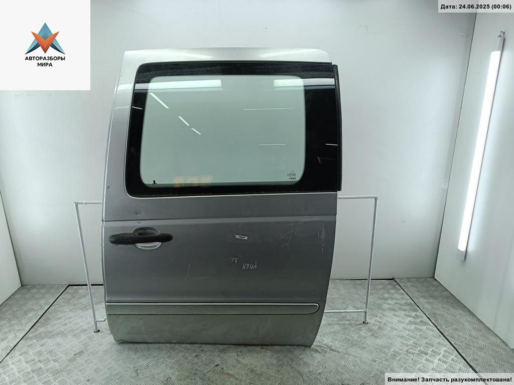 дверь сдвижная Mercedes-Benz Vaneo W414 2001, 1.9 л., бензин, АКПП, серый, минивэн - фото №1