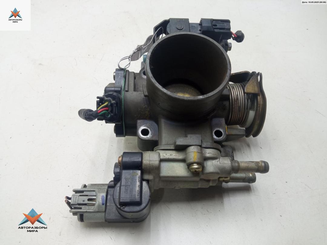 заслонка дроссельная Honda Jazz 1 поколение 2002, 1.3 л., бензин, МКПП, синий, хетчбэк 5 дв. - фото №1