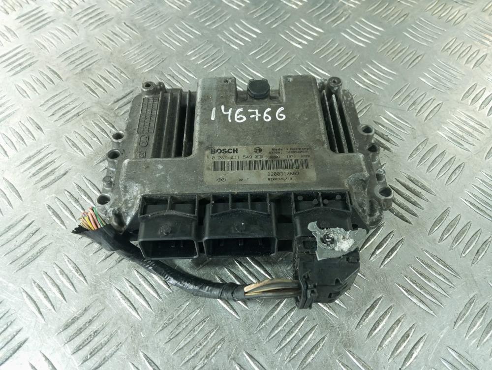 Блок управления двигателем Renault Megane 2 поколение 2003, Дизель 1.9, цвет, 8200310863 - фото №1